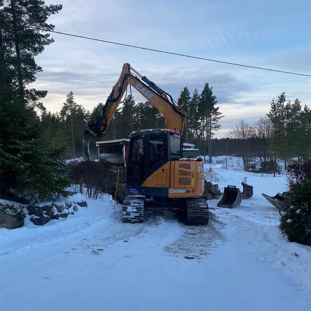 Grävarbeten och markarbeten i Hudiksvall
